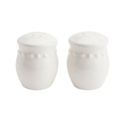 Emma Beaded Stoneware Salt &amp; Pepper Shakers