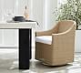 Hampton All-Weather Wicker Swivel Dining Chair