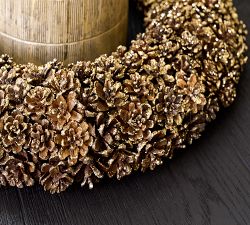 Linen Textured Glass Hurricane Candle Holder