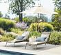 Torrey Wicker Stackable Outdoor Single Chaise Lounge, Set of 2