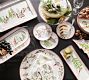 12 Gnomes of Christmas Stoneware Appetizer Plates