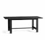 Malibu Metal Extending Black Dining Table + Chair Dining Set