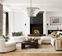 Mable Textured Glass Round Chandelier (37&quot;)