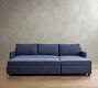 Pacifica Slim Arm Trundle Chaise Sleeper Sectional - Storage Available (99&quot;)