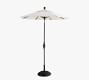 6' Round Outdoor Patio Umbrella &ndash; Rustproof Aluminum Tilt Frame