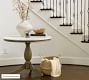 Alexandra Round Marble Pedestal Dining Table