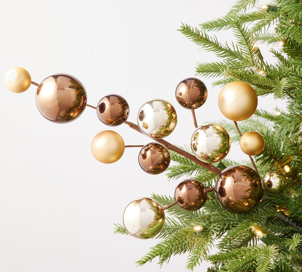 Copper Ornament Tree Pick