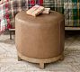 Jake Leather Swivel Stool