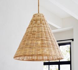 Marion Woven Cone Pendant (17&quot;-26&quot;)