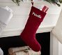 Scroll Quilted Velvet Stockings