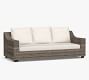 Torrey Wicker Slope Arm Outdoor Sofa (86&quot;)