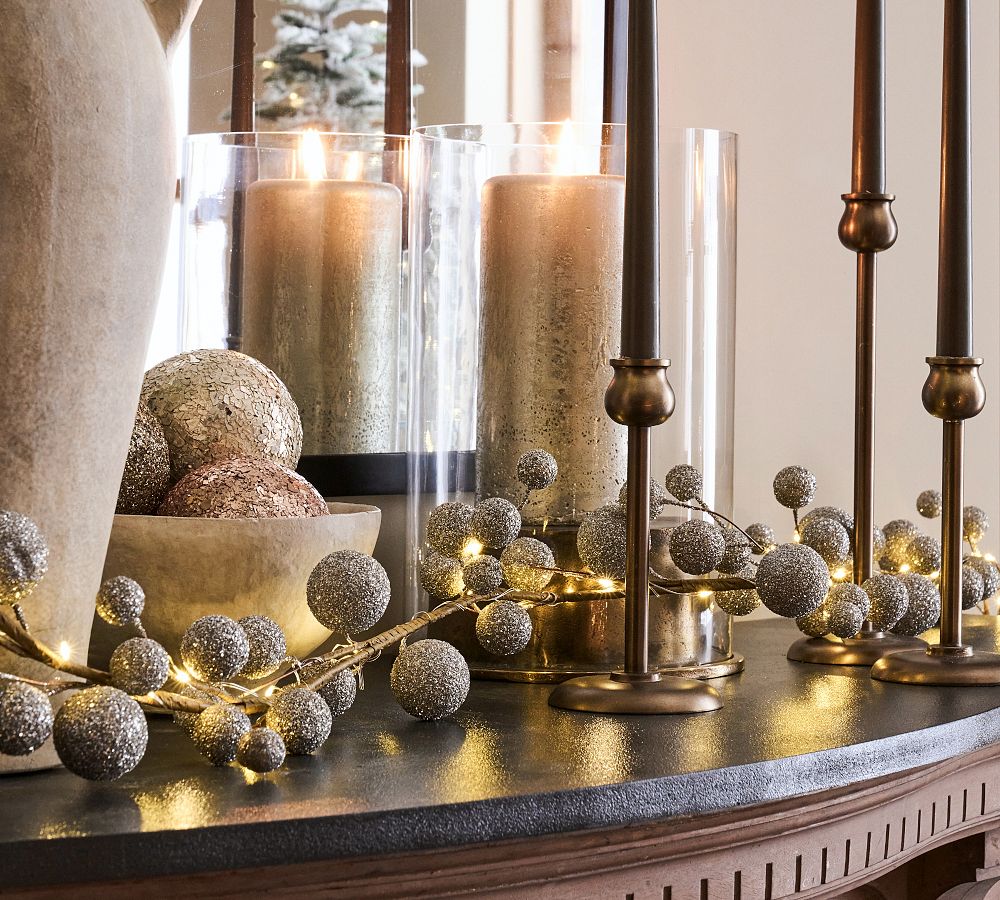 Vintage Orb Branch String Lights