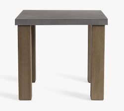 Abbott Concrete &amp; Acacia Outdoor Counter Height Table (40&quot;)