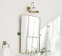 Vintage Rounded Rectangular Pivot Mirror