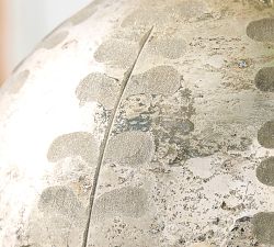 Floral Etched Mercury Ornaments