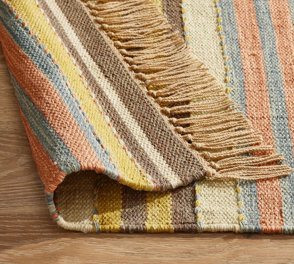 Kase Striped Outdoor Performance Rug - Durable & Stylish
