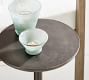 Belize Metal Round Outdoor Accent Table (12&quot;)