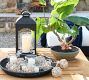 Lit Jute Wrapped Orbs Garland