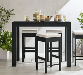 small outdoor pub table set