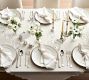 Frayed Linen Table Throw