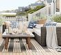 Huntington Wicker 5-Piece Square Arm Outdoor Sectional (99&quot;)