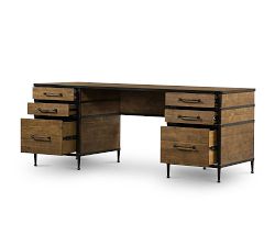 Juno Reclaimed Wood Executive Desk