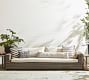 Torrey Wicker Square Arm Grand Outdoor Sofa (110&quot;)