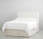 Belgian Flax Linen Bed Skirt with Side Pleats