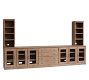 Printer's Bookcase Suite (128&quot;)