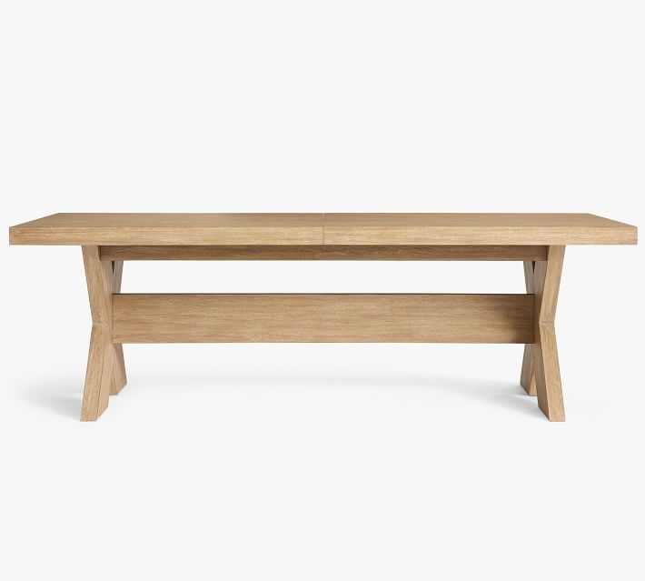 Modern Farmhouse Extending Dining Table 76 112 Pottery Barn