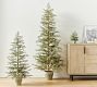 Pre-Lit Faux Cedar Trees