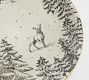 Rustic Forest Stoneware Appetizer Plates - Set of 4
