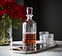Stewart Plaid Glass Decanter