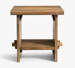 Easton Square Reclaimed Wood End Table (24&quot;)