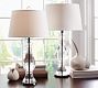 Marston Crystal &amp; Iron Table Lamp (25&quot;-28&quot;)