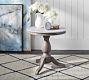 Alexandra Round Marble End Table (24&quot;)