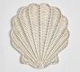 Seashell Handwoven Rattan Charger