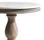 Alexandra Round Marble End Table (24&quot;)