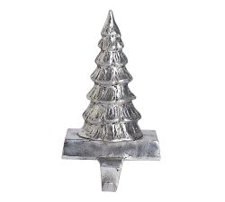 Antique Silver Nostalgic Figurine Stocking Holders