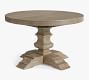 Banks Round Pedestal Extending Dining Table (48&quot;-72&quot;)