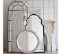 Distiller Metal Arch Paneled Floor Mirror 30 x 82&quot;