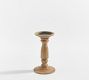 Kadence Turned Wood Pillar Holder