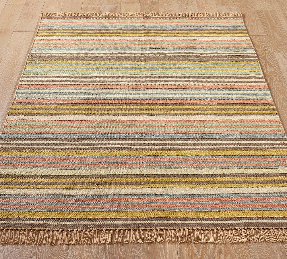 Kase Striped Outdoor Performance Rug - Durable & Stylish