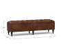 Lorraine Tufted Leather King Storage Bench (71&quot;)