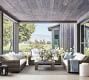 Abbott Concrete &amp; Acacia Square Outdoor Coffee Table (40&quot;)