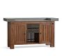 Abbott Concrete &amp; Acacia Ultimate Outdoor Bar (76&quot;)
