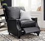 James Square Arm Leather Manual &amp; Power Recliner