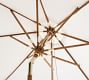 Premium 9' Round Outdoor Patio Umbrella &ndash; Eucalyptus Tilt Frame&#8203;