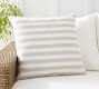Leandra Striped Reversible Outdoor Pillow