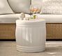Bridgeport Metal Round Outdoor Side Table (19&quot;)
